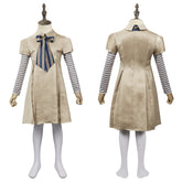 Kinder Mädchen M3gan 2023 Kleid Cosplay Halloween Karneval Kostüm